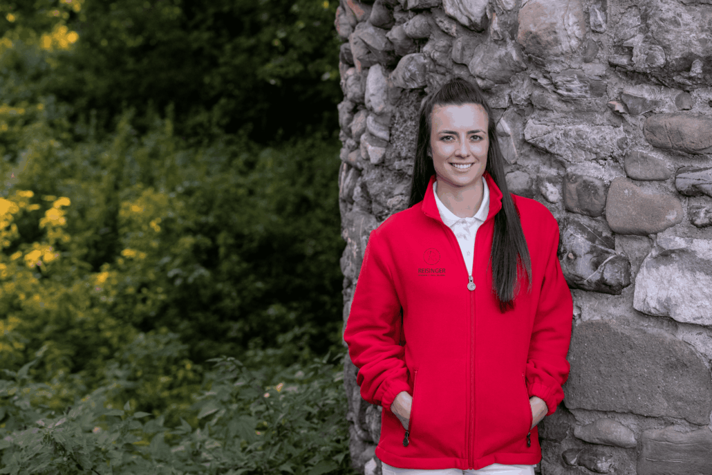 REISINGER workwear Fleecejacke rot individuelle Veredelung Berufsbekleidung mit Logo